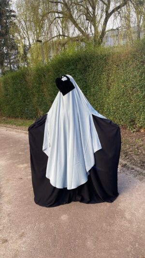 Khimar cape en soie de médine